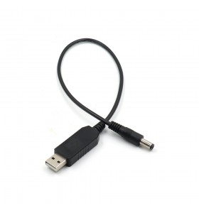 usb2.0 male to dc5.5*2.1 mm male step up cable
