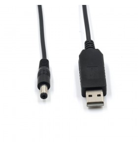 usb2.0 male to dc5.5*2.1 mm male step up cable