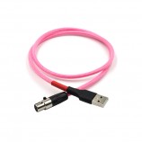 XLR5pin female  plug to USB2.0  Cable TPU wire add  PP nylon and PETsheath 