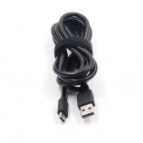 usb A big current 5A purple chip usb c charger cable