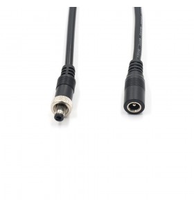 dc5525 male with screw to dc5521 female cable 