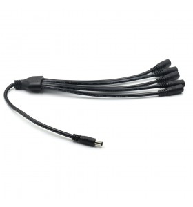 dc5525 male to 5 female splitter cable 