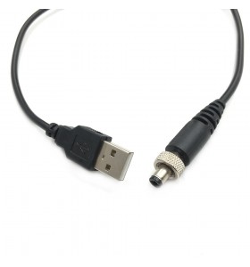 usb 5v to 12v dc5525 male with thread and SR step up cable