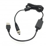 usb 5v to 12v dc5525 male with thread and SR step up cable