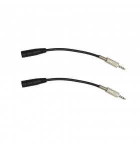 3.5mm male stereo 4pole Metal assembly head to female audio cable