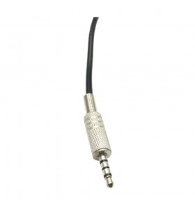 3.5mm male stereo 4pole Metal assembly head to female audio cable