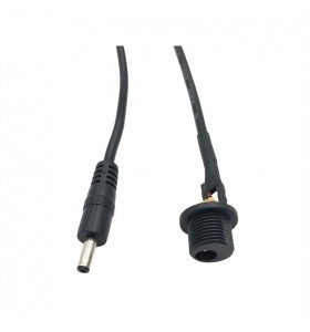 dc3.5*1.35 male to dc5.5*2.1 female with screw cable