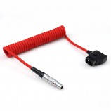 FGG 2p male to d-tap male coiled cable btap ptap to np-fz100 np fz100 dc coupler mount charger d-tap power adapter for v-lock
