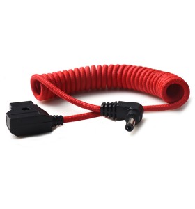 2.5dc to 2.1mm dtap cable anton bauer battery dtap male to d tap male coiled cable