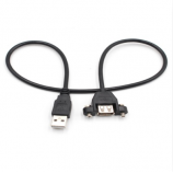 USB 2.0 Extension Cable Extender Cord - A Male to A Female with Nickel-Plated Connector