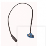 Battery cables 9v snap to 5.5mm 2.1 dc plug