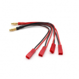 4.0mm Banana Plug Charge Lead to JST Silicon Charging Cable Lipo Parts for RC