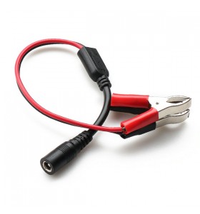  dc5.5*2.5mm female to Crocodile clip cable 