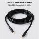 dc 4017 jack connector male Stainless Steel 304 hose cable extension metal dc cable Special for outdoor cameras