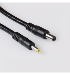 Premium Braided Metal Braided cable Durable Stainless Steel Metal shell Spring Braided dc4.0*1.7 cable