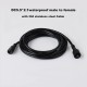 dc jack pin 2.5mm*5.5mm male connector metal spring braided cable for camera