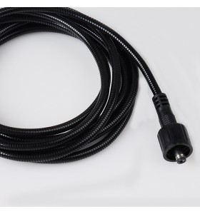 dc jack pin 2.5mm*5.5mm male connector metal spring braided cable for camera