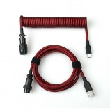 type c spring spiral usb cable mechanical keyboard coiled cable coiled type c usb mechanical cable