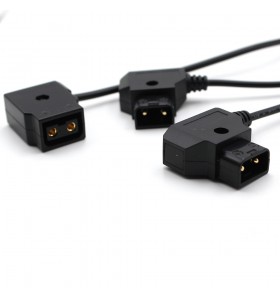 30cm 1 Male To 2 Female D-Tap Connector Adapter Spliter Cable wire