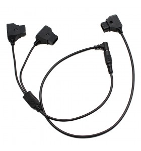 30cm 1 Male To 2 Female D-Tap Connector Adapter Spliter Cable wire