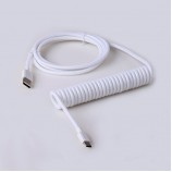 type c spring spiral usb cable mechanical keyboard coiled cable coiled type c usb mechanical cable