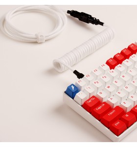 Custom GX16 mechanical keyboard spring Double sleeve aviator cable keyboard